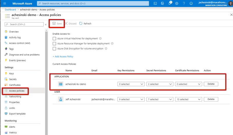 SaveApplicationAccessPolicy