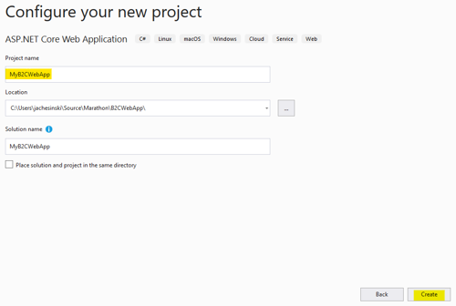 Name the new application