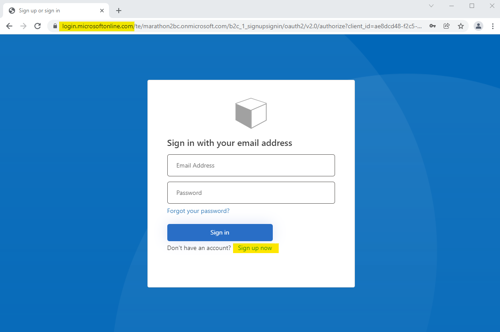 Sign in to create your account