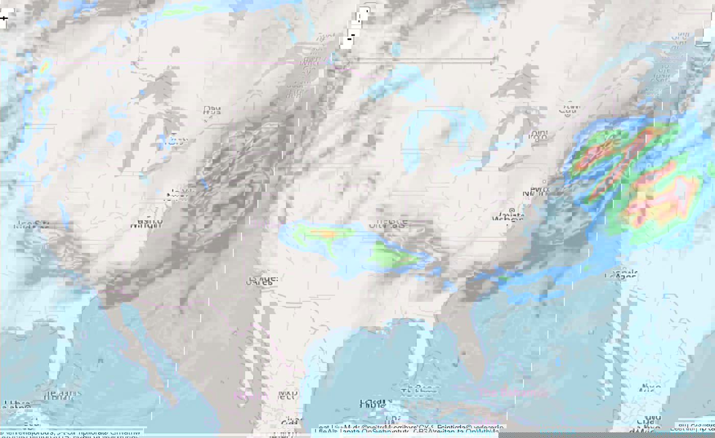 Real-time weather data using the Icon Map visual